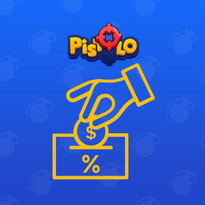 Pistolo Einzahlungs-Symbol